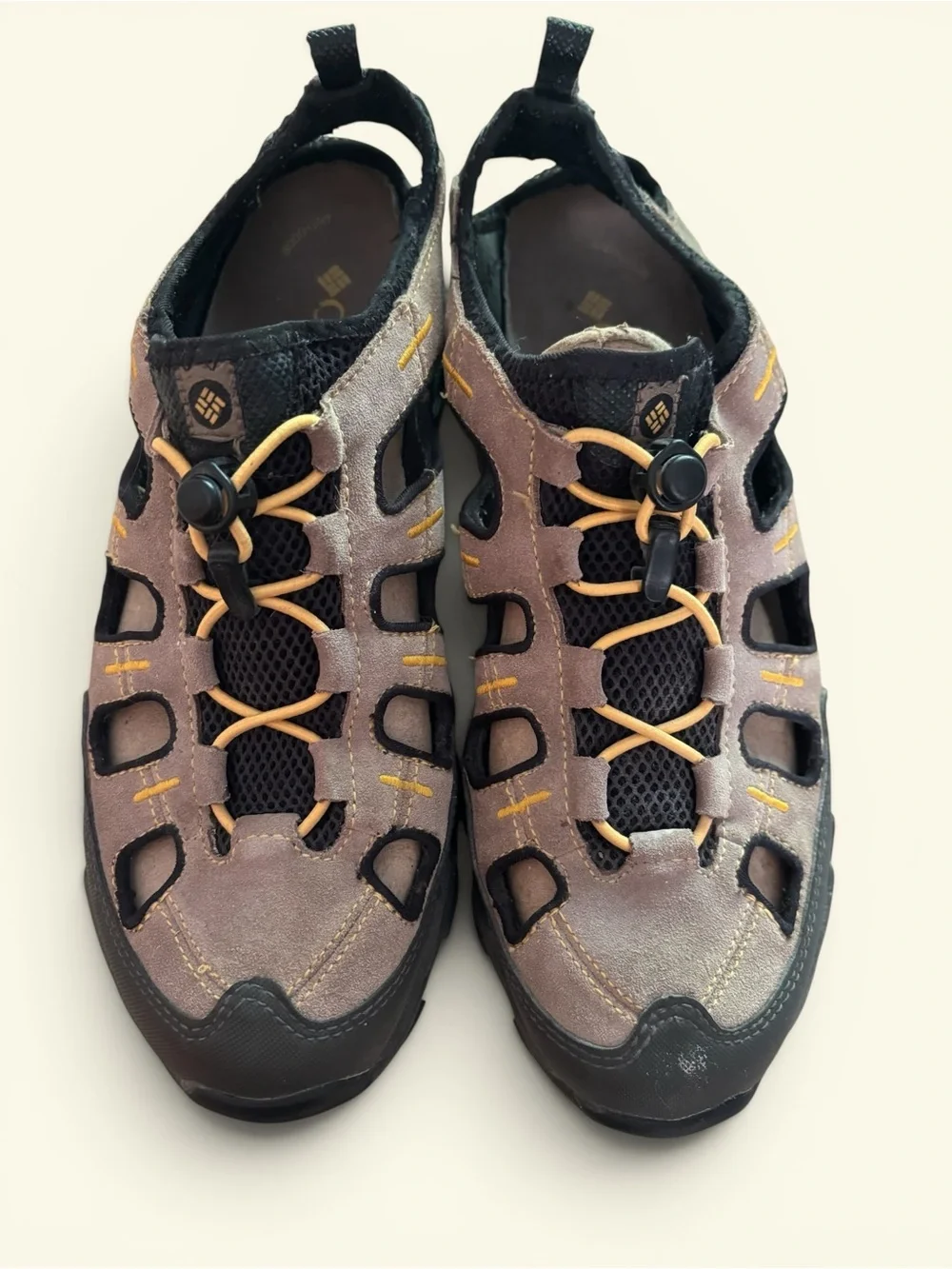 Columbia Simbo Water Hiking Shoes Bungee Cord Mens Size 10